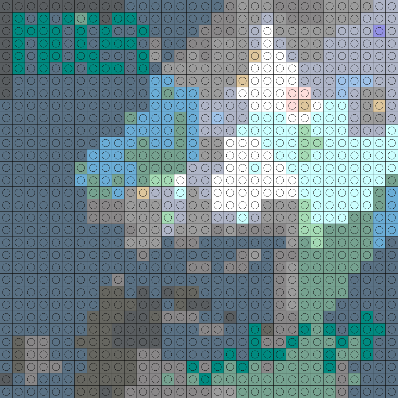 Custom Wasteland Buildable Brick Art