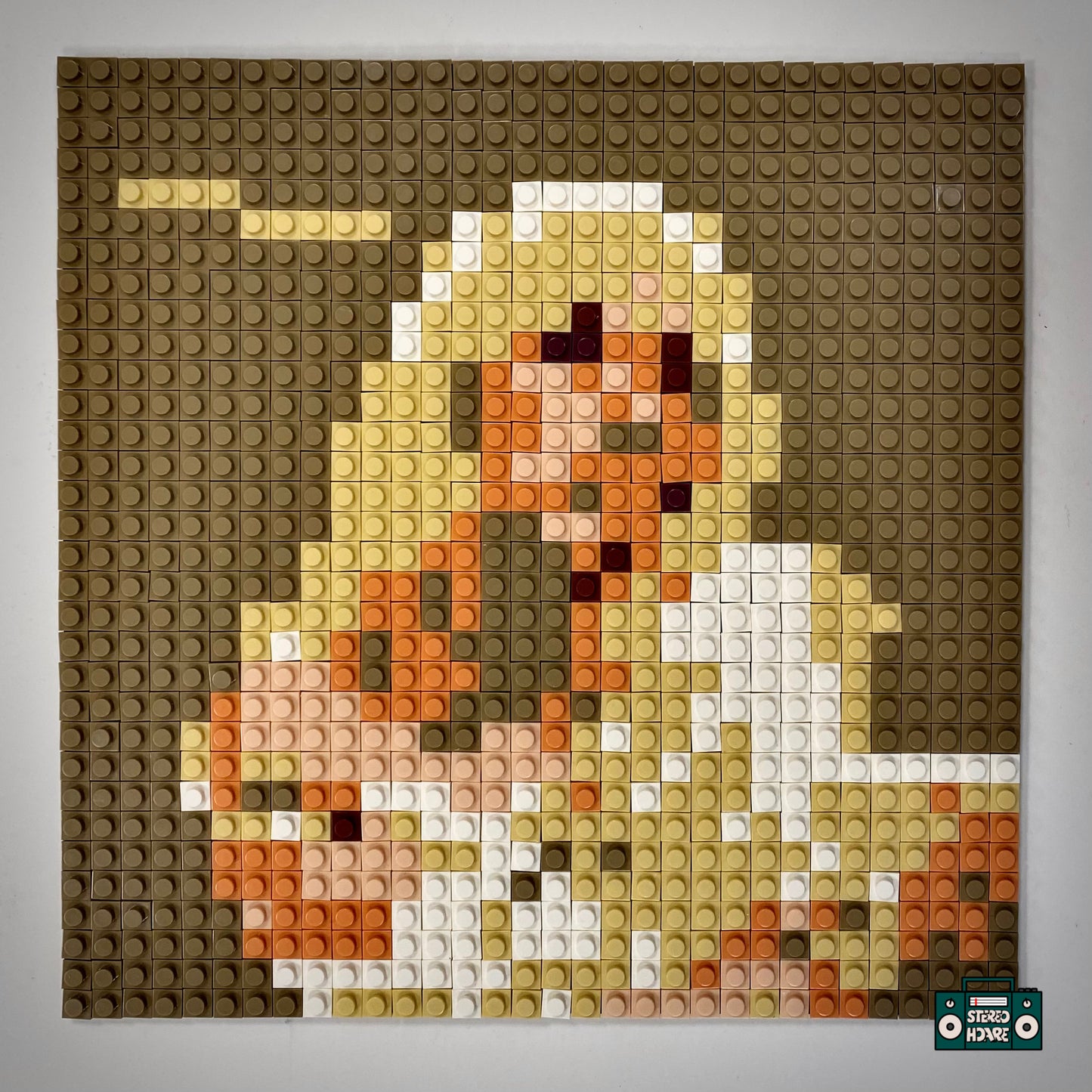 Halley’s Comet Buildable Brick Art