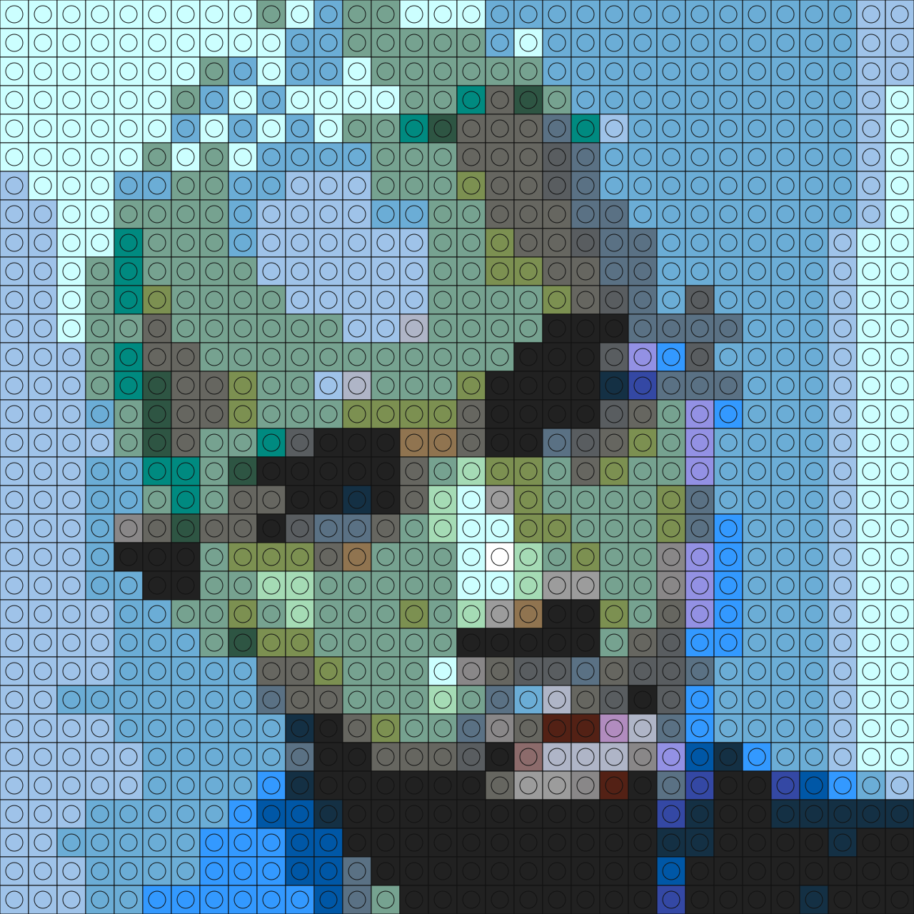 Custom Jamie Buildable Brick Art