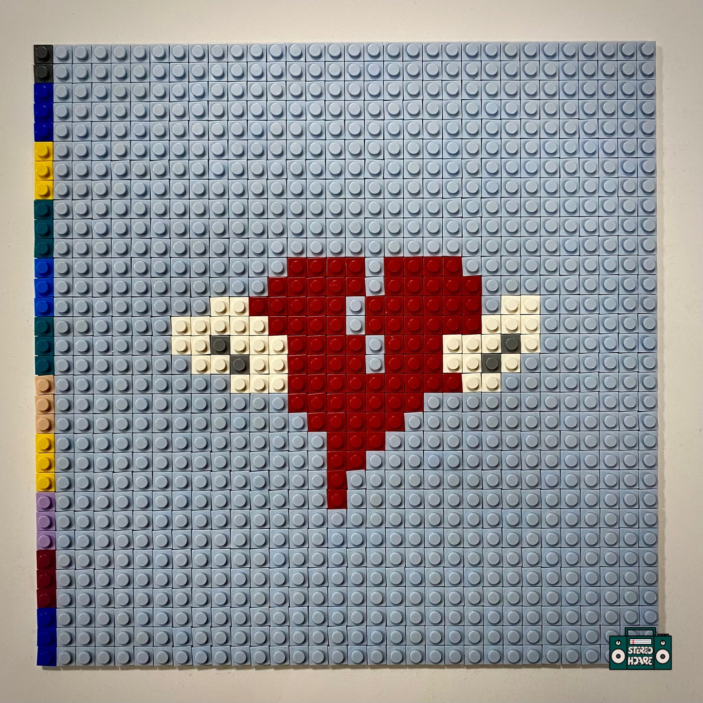 Heartless Buildable Brick Art