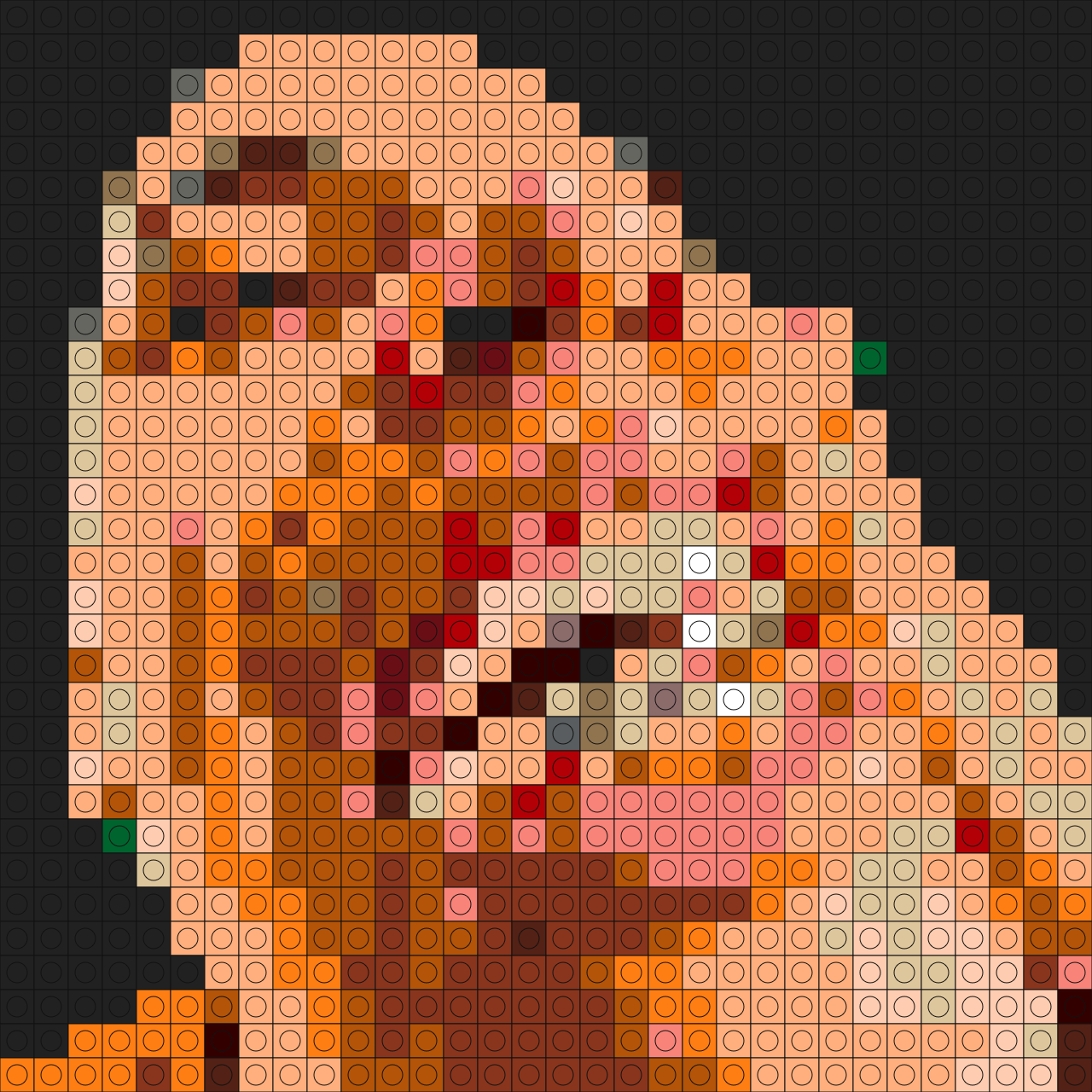 Custom ATP Buildable Brick Art