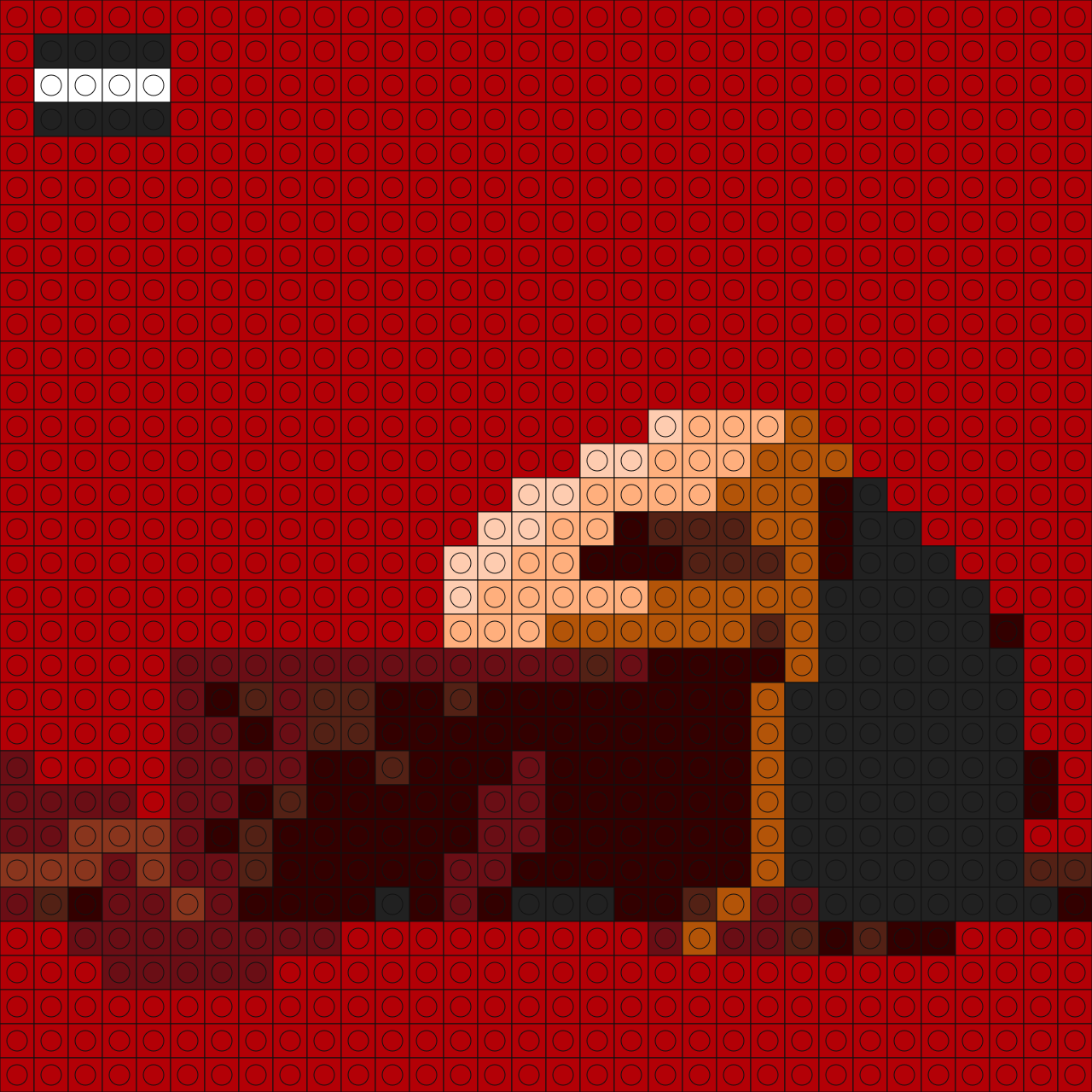 Custom The Death Of Peace Of Mind Buildable Brick Art
