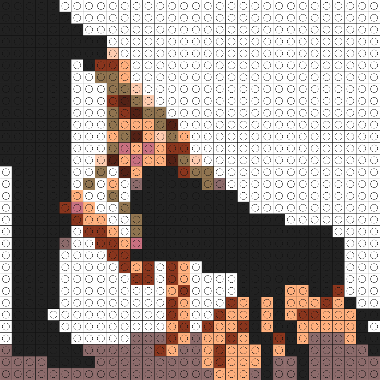 Custom Man’s Best Friend Buildable Brick Art