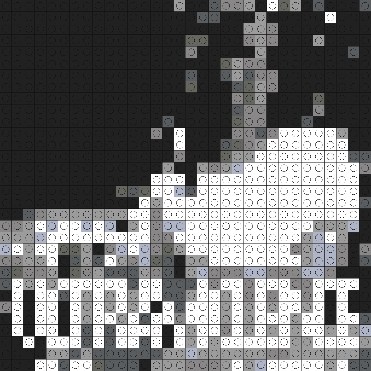 Custom Ultraviolence Buildable Brick Art