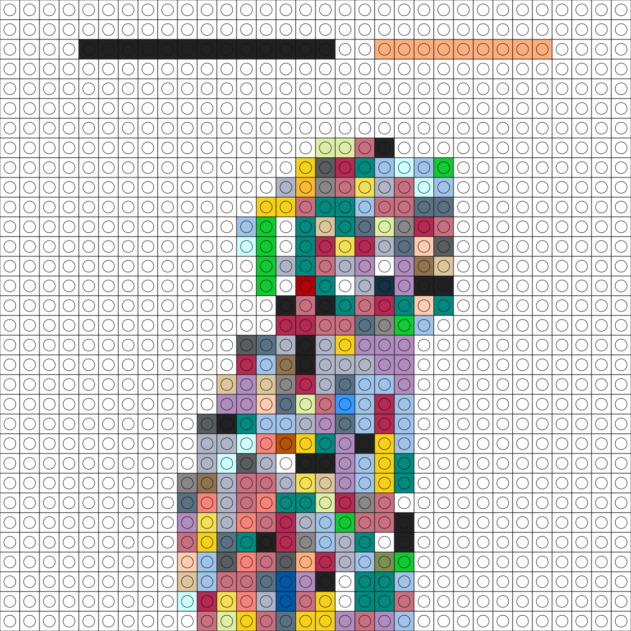 Custom Lungolinea Buildable Brick Art