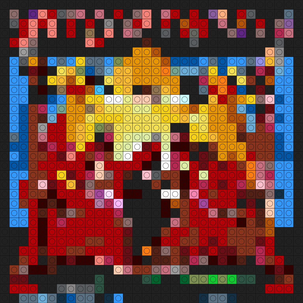 Custom Jumpout Buildable Brick Art