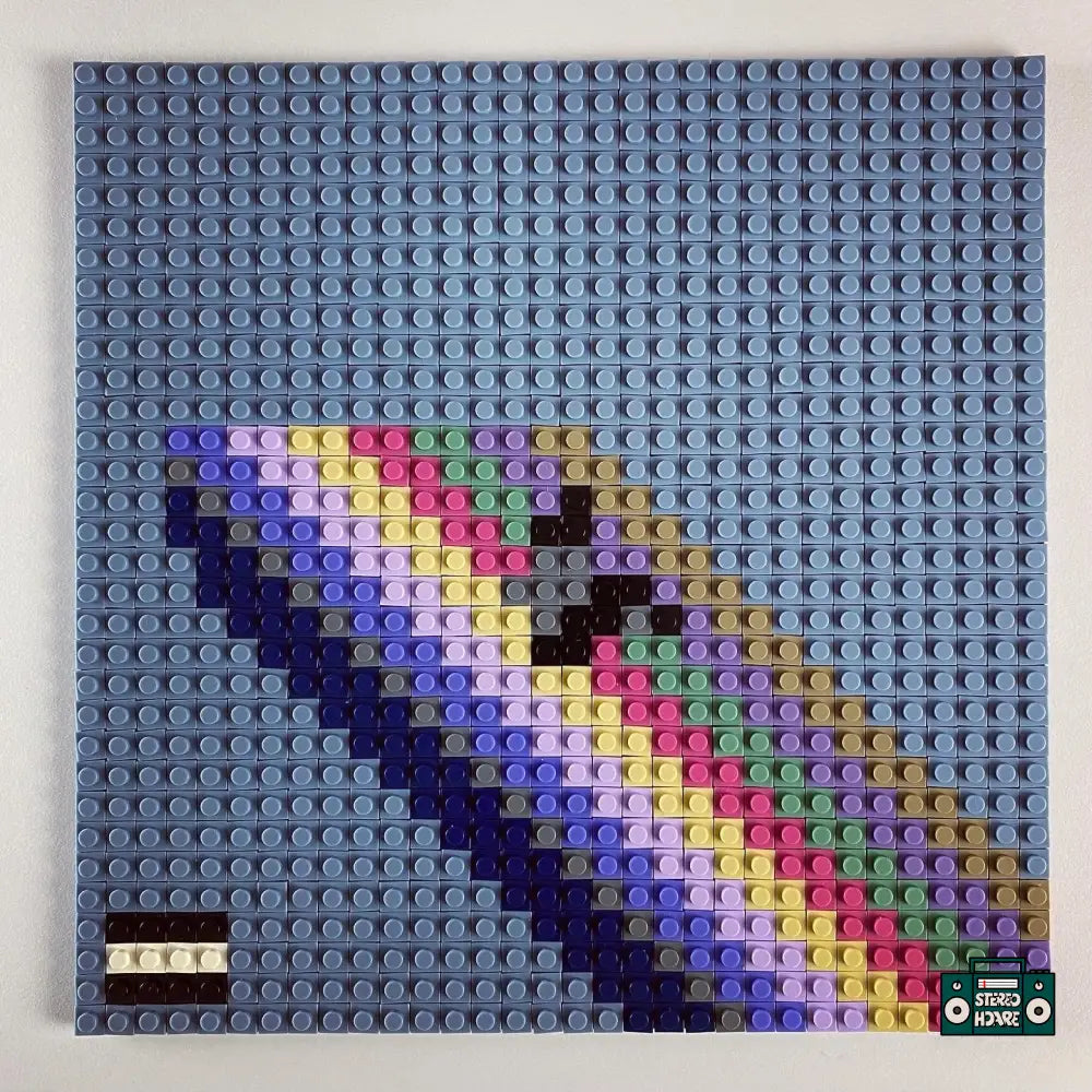 Stereo Hoare Originals - Brick Covers The Melodic Blue Family Ties Buildable Art