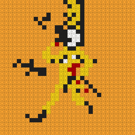 Custom Recency Bias Buildable Brick Art