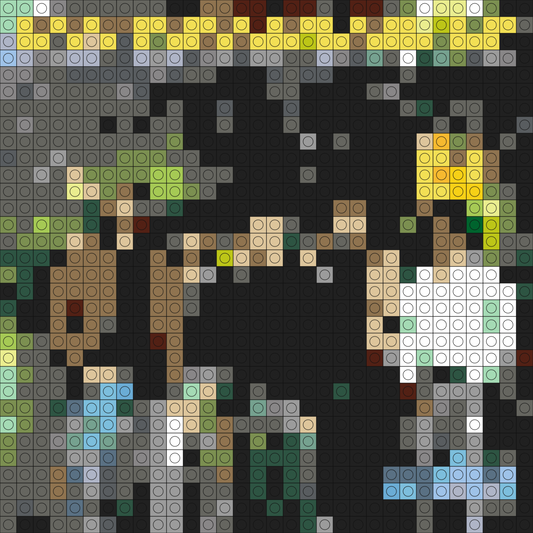 Custom Up To Here brick album cover