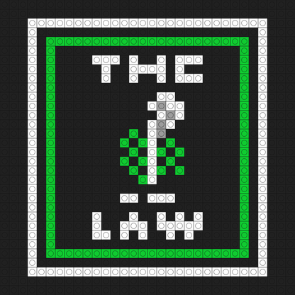 Custom The Law Buildable Brick Art