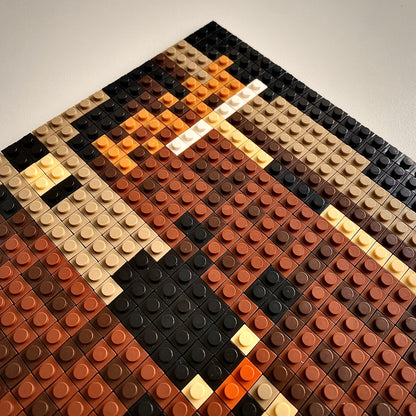 Gold Digger Buildable Brick Art