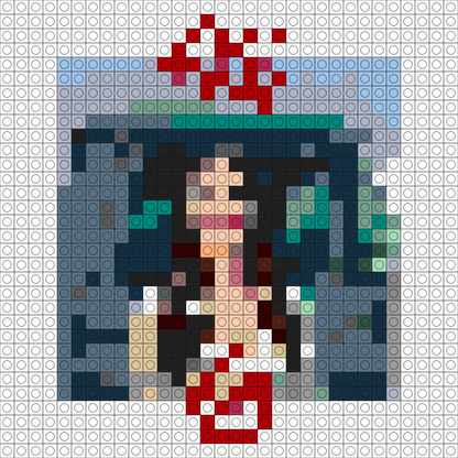 Custom Lust for Life Buildable Brick Art