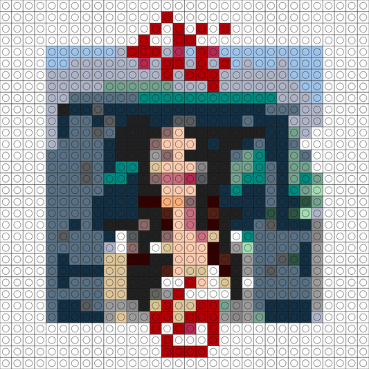 Custom Lust for Life Buildable Brick Art