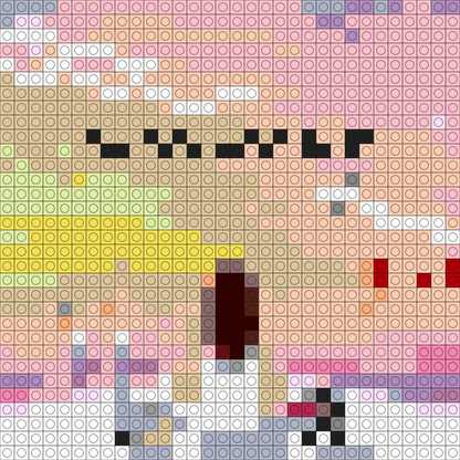 Custom You Should Be Here Buildable Brick Art