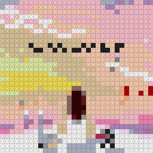 Custom You Should Be Here Buildable Brick Art