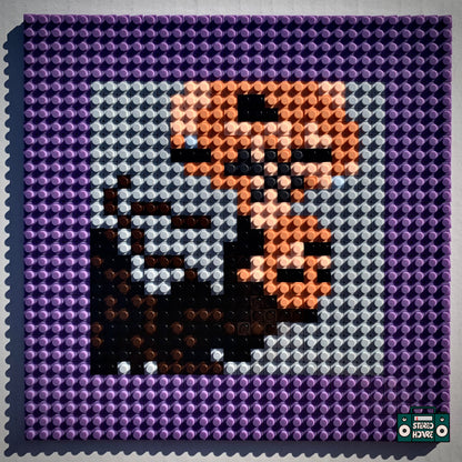 7 Rings Buildable Brick Art
