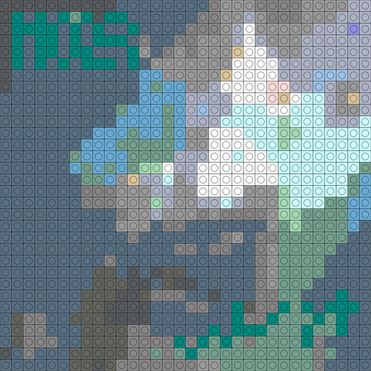 Custom Wasteland Buildable Brick Art