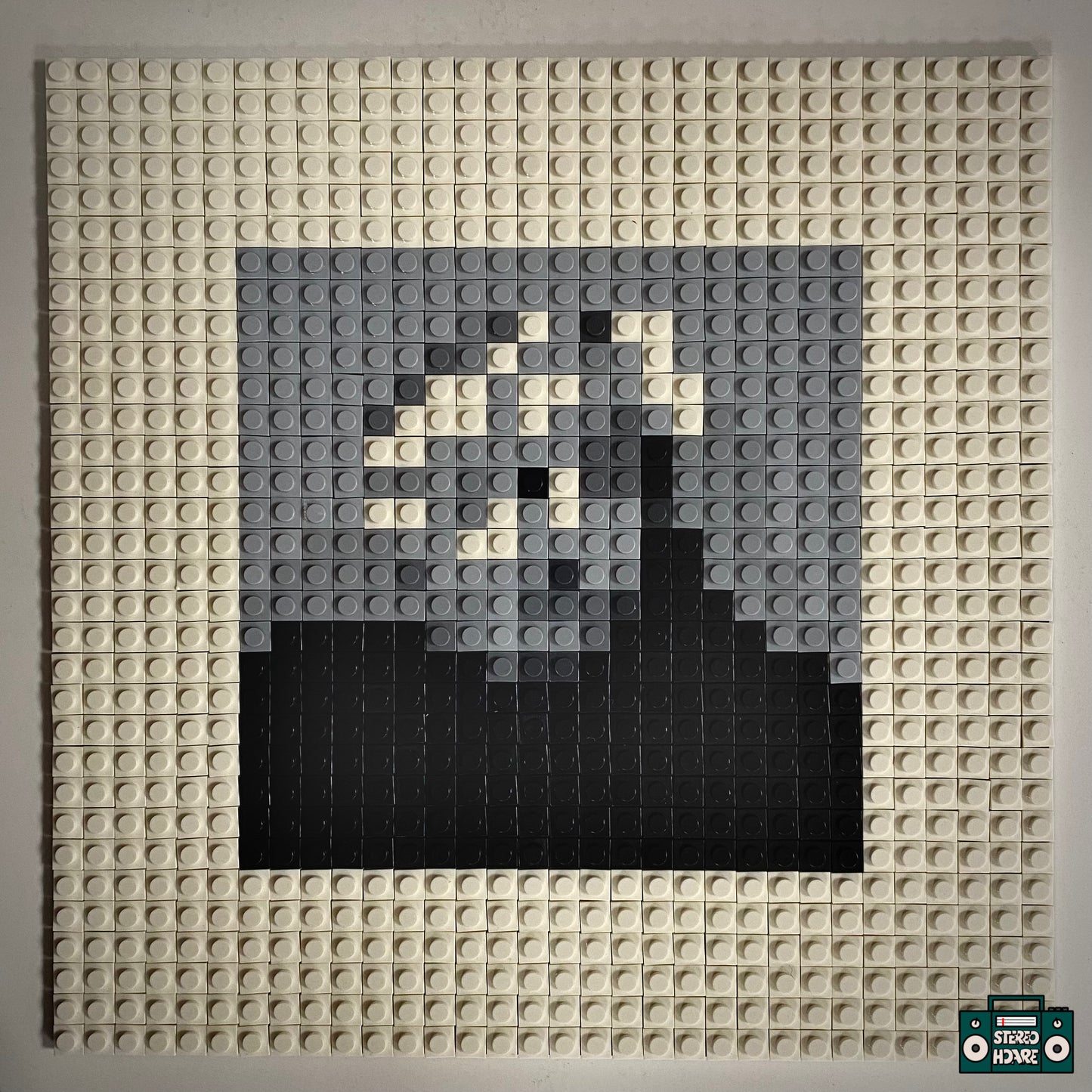 Blue World Buildable Brick Art