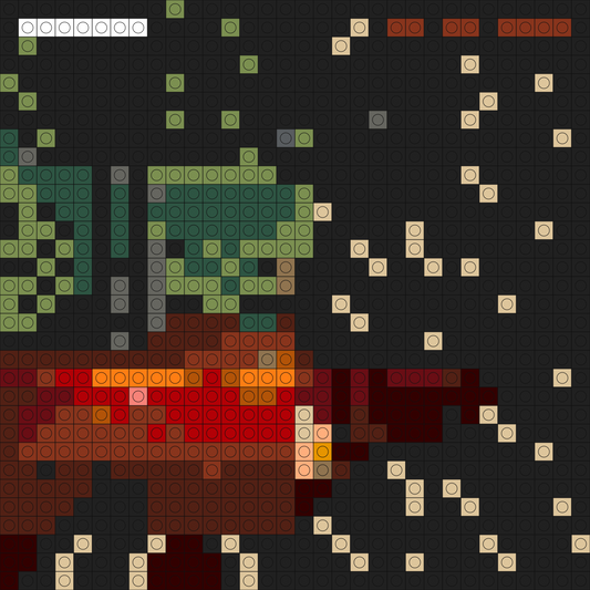Custom Koi No Yokan Buildable Brick Art