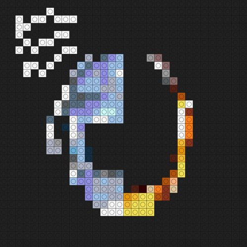 Custom Random Access Buildable Brick Art
