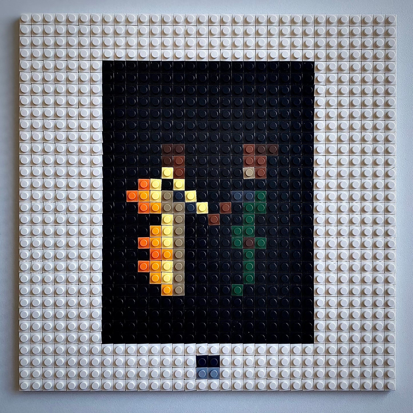 Superhero Buildable Brick Art