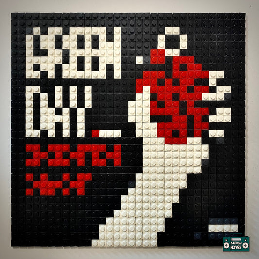 September Ends Buildable Brick Art
