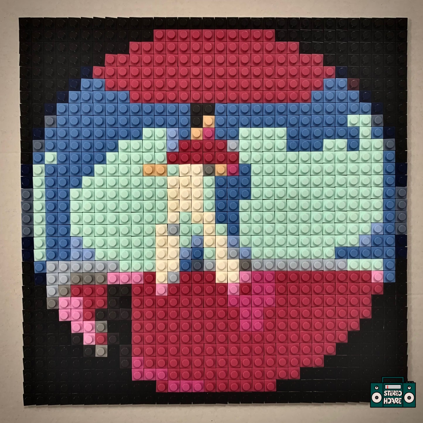 Watermelon Sugar Buildable Brick Art