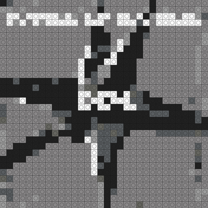 Custom Automatic for the People Buildable Brick Art