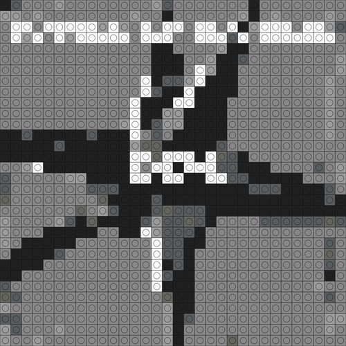 Custom Automatic for the People Buildable Brick Art
