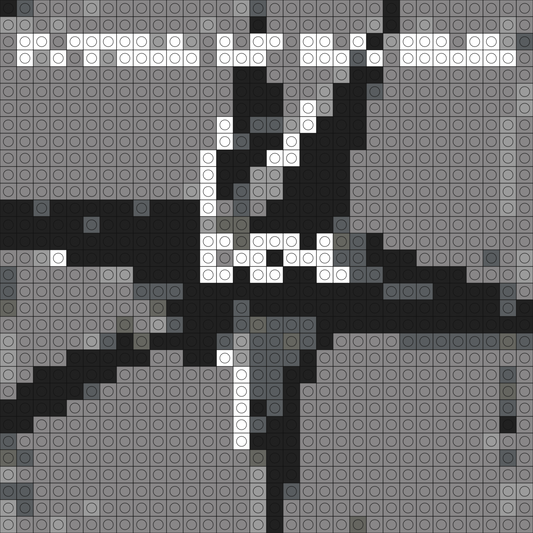 Custom Automatic for the People Buildable Brick Art