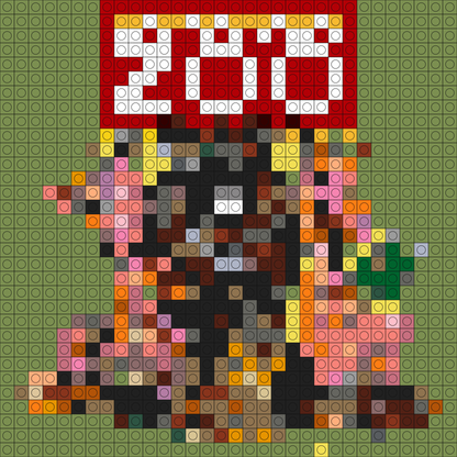 Custom Zoo Buildable Brick Art