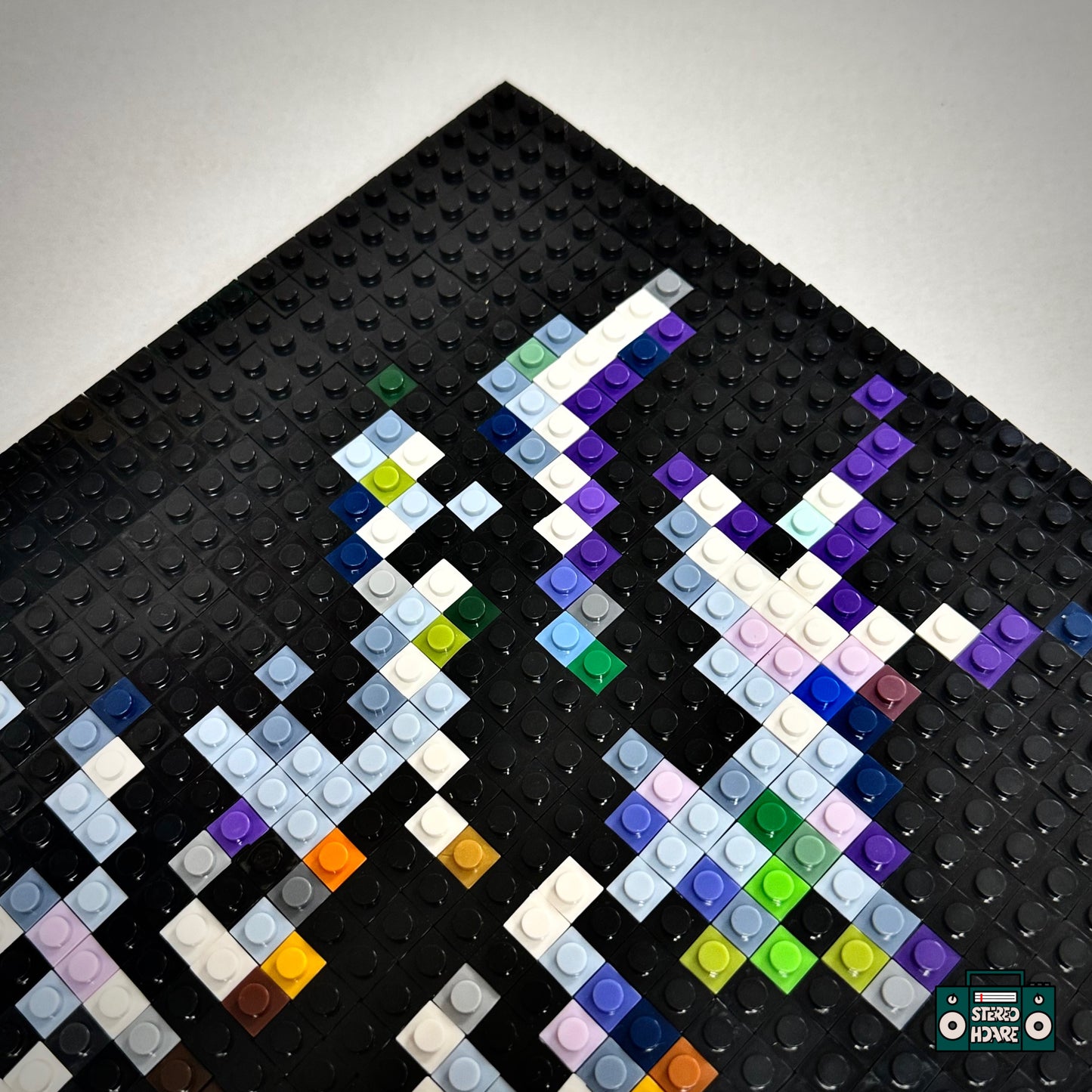 One More Time Buildable Brick Art