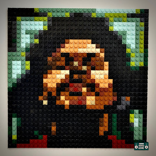 Blinding Lights Buildable Brick Art