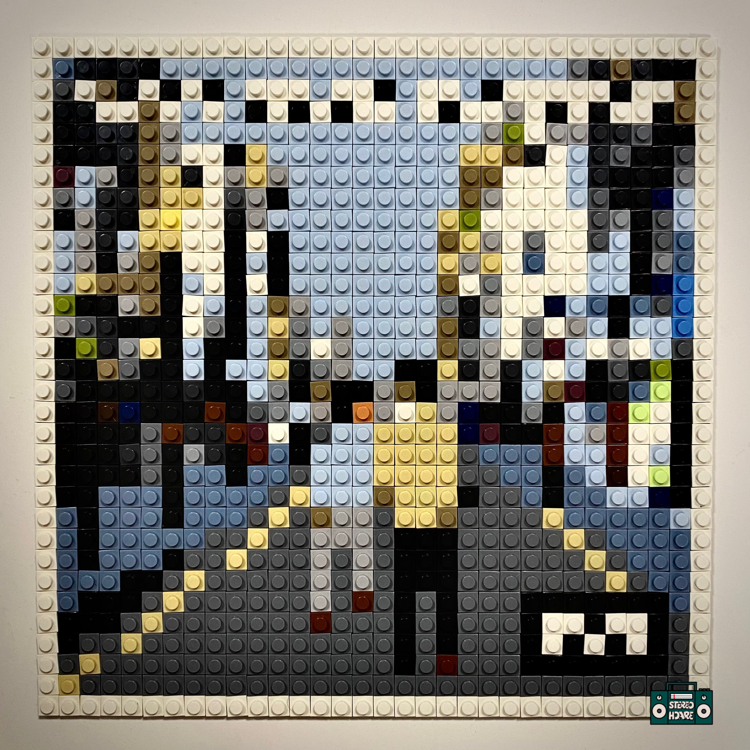 She’s Electric Buildable Brick Art