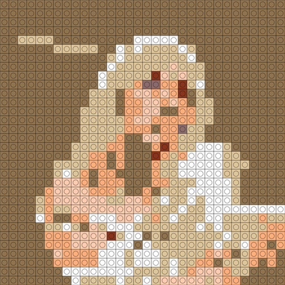 Custom Happier Than Ever Buildable Brick Art