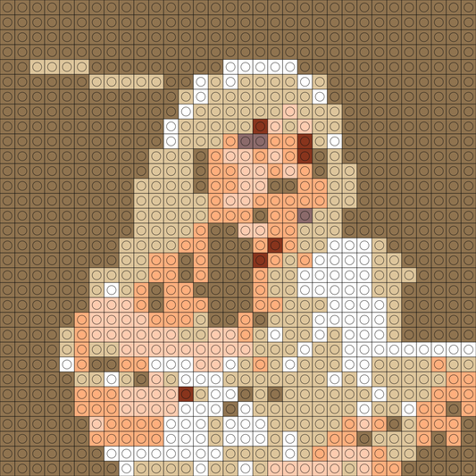 Custom Happier Than Ever Buildable Brick Art
