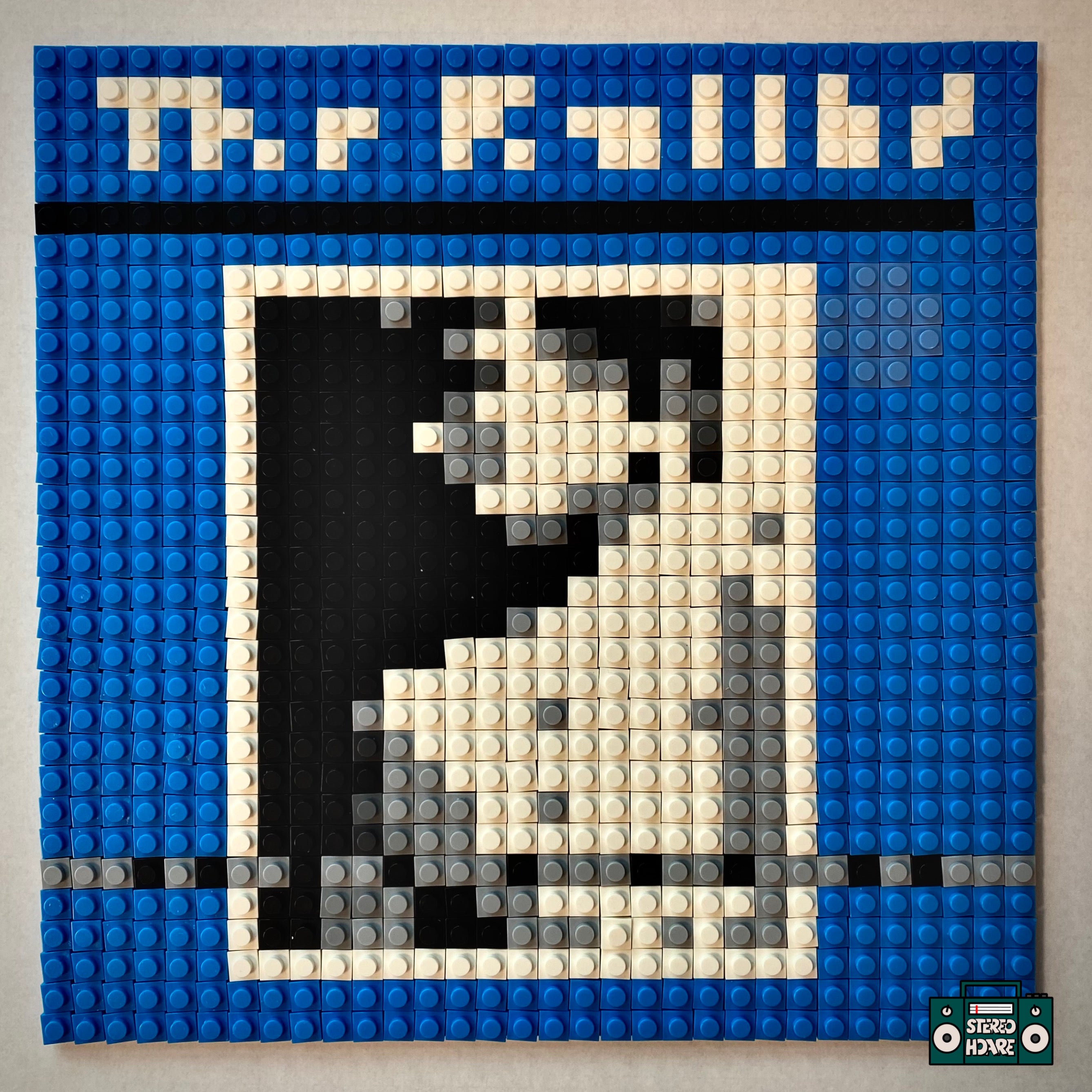 Heaven Knows Buildable Brick Art