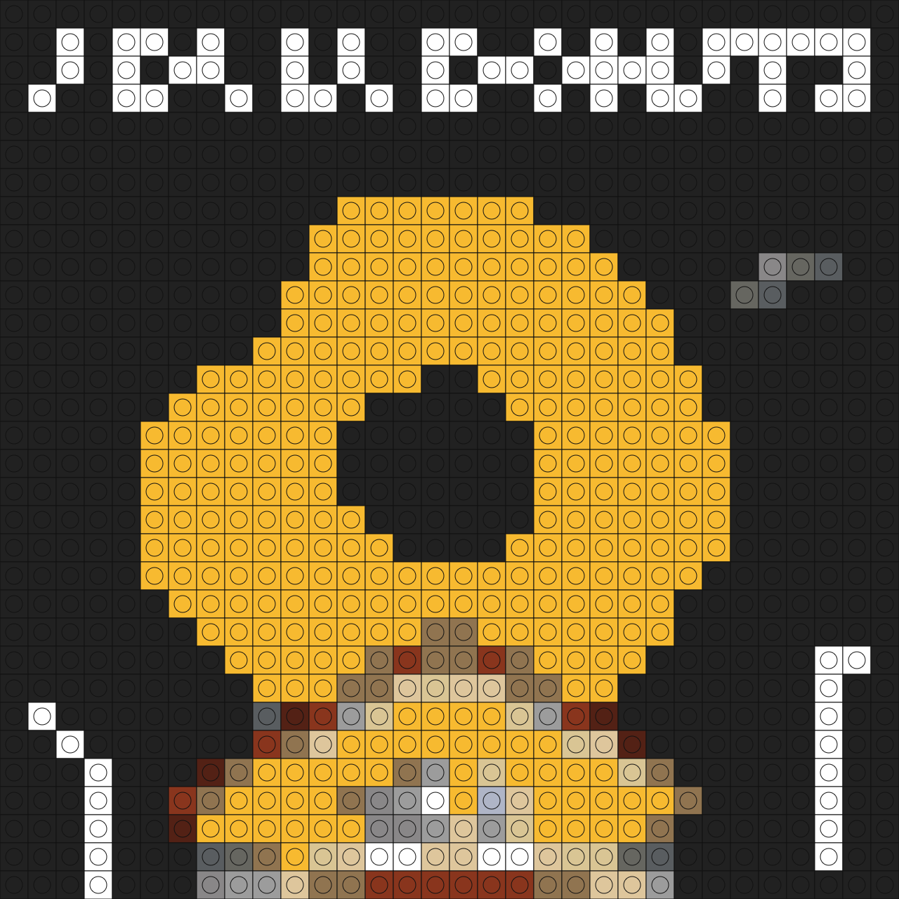 Custom Donuts Buildable Brick Art