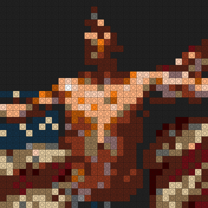 Custom Benson Boone Buildable Brick Art