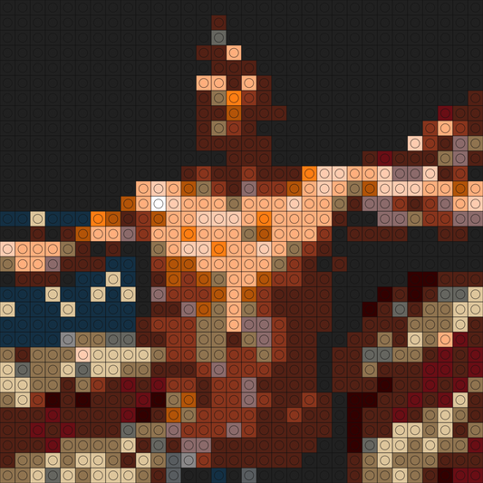 Custom Benson Boone Buildable Brick Art