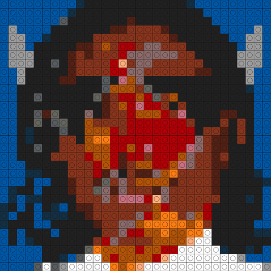 Custom Gemini Rights Buildable Brick Art