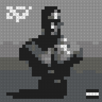 Custom King In the North Buildable Brick Art