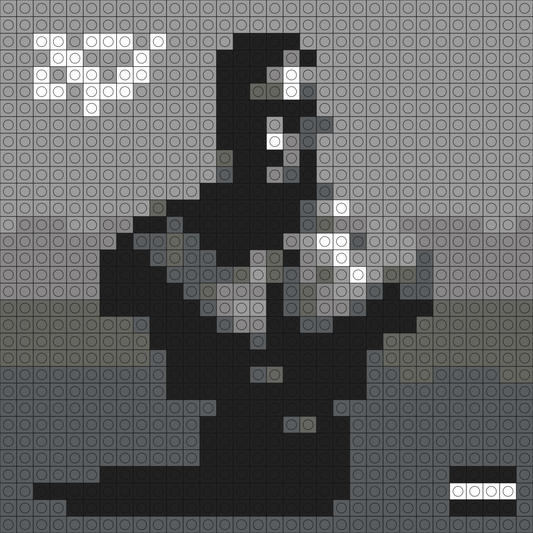 Custom King In the North Buildable Brick Art