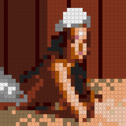 Custom Bewitched Buildable Brick Art