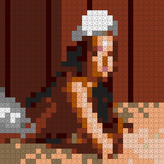 Custom Bewitched Buildable Brick Art