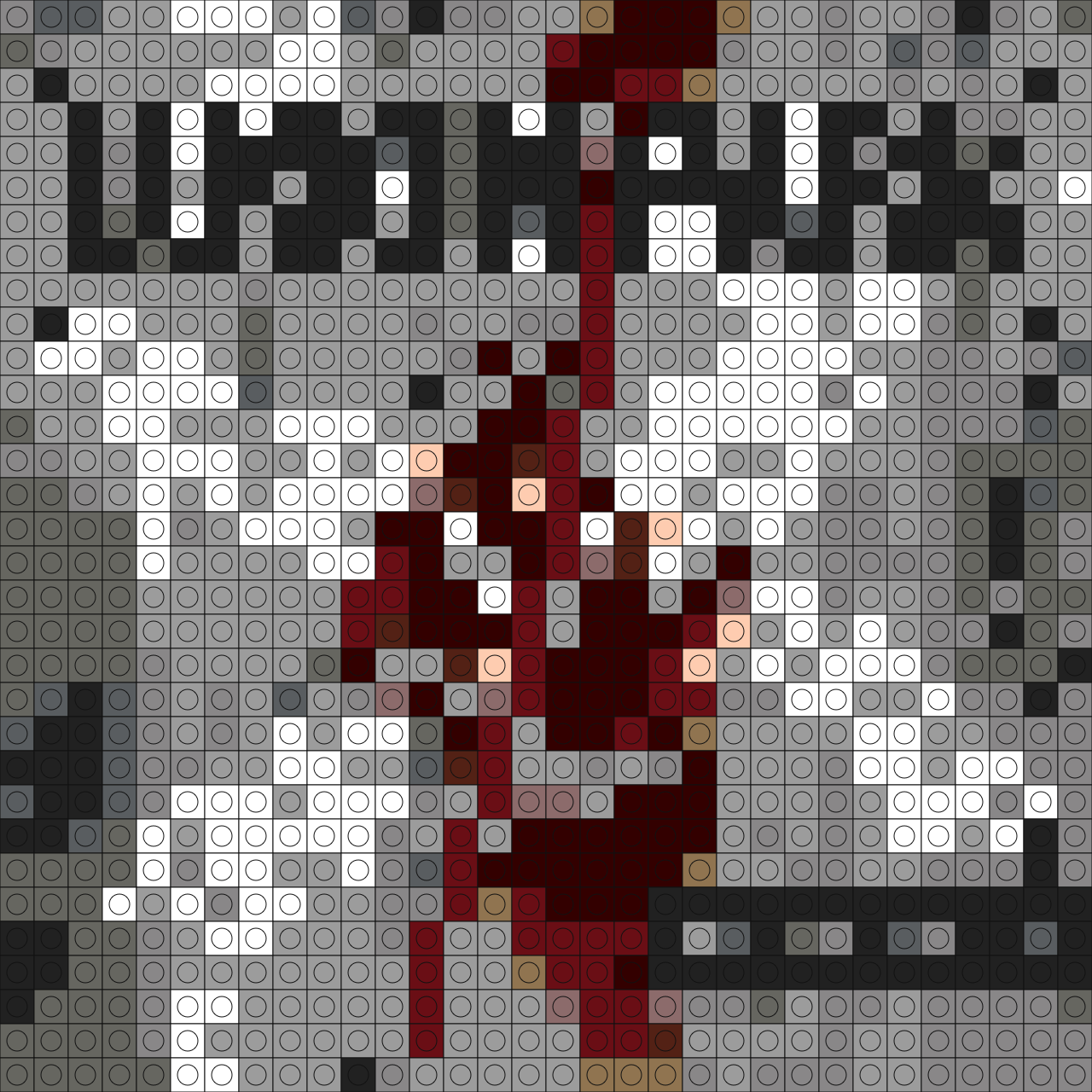Custom Hybrid Theory Buildable Brick Art