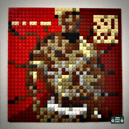 Many Men Buildable Brick Art