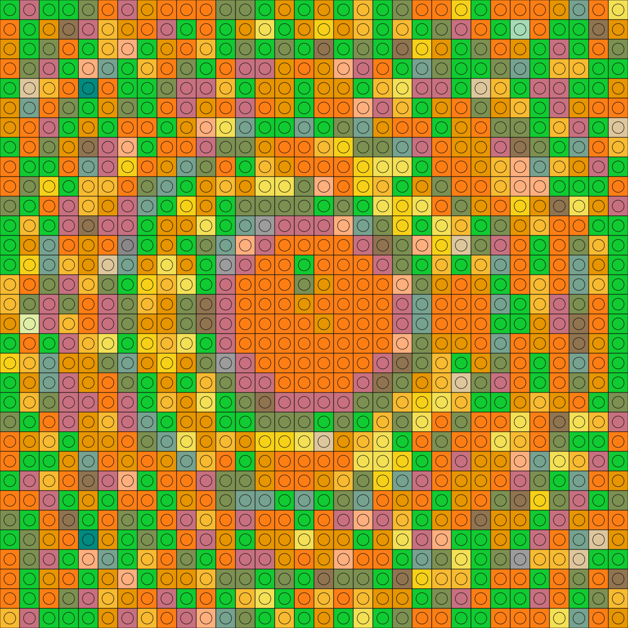 Custom Trip Buildable Brick Art