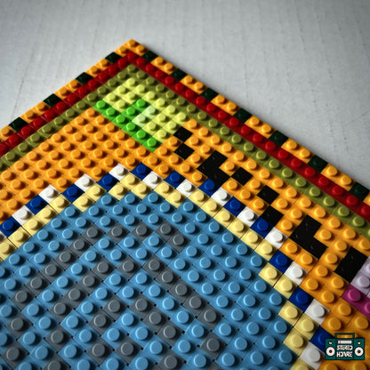 This Must Be The Place Buildable Brick Art
