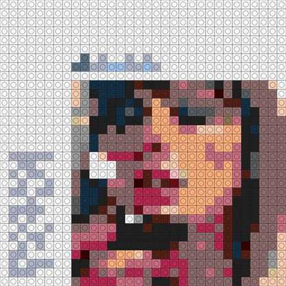 Custom Midnights Buildable Brick Art